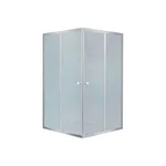 Душевая кабина Lidz SC80x80SATLOWFR Wawel SC80×80 мм.SAT.LOW.FR квадратная, сатин, с матовым стеклом 4 мм и низким поддоном Kapielka (LWASC8080SLFSET)