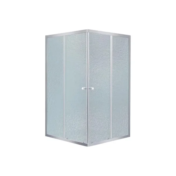 Душевая кабина Lidz SC80x80SATLOWFR Wawel SC80×80 мм.SAT.LOW.FR квадратная, сатин, с матовым стеклом 4 мм и низким поддоном Kapielka (LWASC8080SLFSET)
