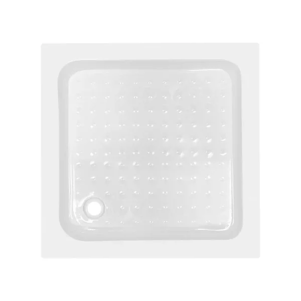 Душова кабіна з низьким піддоном Lidz SC80x80SATLOWGR Wawel SC80×80 мм.SAT.LOW.GR, квадратна, сатиновий профіль, тоноване скло 4 мм (LWASC8080SLGSET)