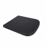 Сиденье для унитаза Qtap Tern 420х340х35 мм, Matt Black, с микролифтом, Slim Duroplast, Quick Release QT99HY2322MB