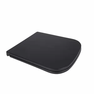 Сиденье для унитаза Qtap Tern 420х340х35 мм, Matt Black, с микролифтом, Slim Duroplast, Quick Release QT99HY2322MB