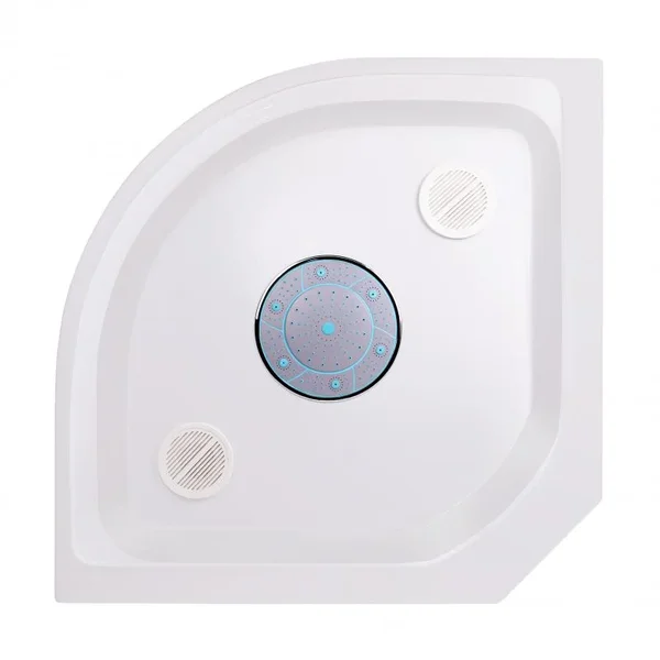 Душовий бокс Lidz SBM90x90SATLOWGR Tani SBM90×90 мм.SAT.LOW.GR сатиновий з тонованим склом 4 мм та низьким піддоном (LTSBM9090SATLOWGR)