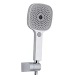 Змішувач для ванни Qtap Swan Eco QTSWA2601CRM45533 латунний хромований з довгим поворотним виливом та душовим гарнітуром (QTSWA2601CRM45533)