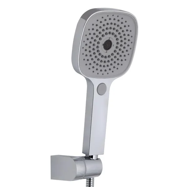 Змішувач для ванни Qtap Swan Eco QTSWA259CRM45534 латунний хромований з душовим гарнітуром (QTSWA259CRM45534)