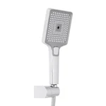 Смеситель для ванны Qtap Aries латунный хромированный с душевым гарнитуром (QTARI259CRM45559)