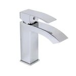 Змішувач для раковини Qtap Swan Cascada QTSWA270CRM45564 латунний хромований одноважільний (QTSWA270CRM45564)