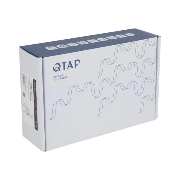 Набор для гигиенического душа Qtap Swan Cascada QTSWA262CRM45567 латунный хромированный квадратный скрытого монтажа (QTSWA262CRM45567)