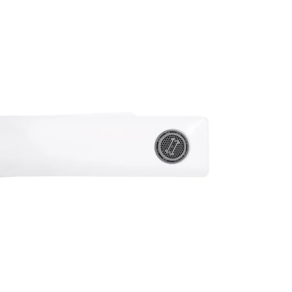Смеситель для раковины Qtap Presto QTPRE270CRW45576 латунный, хром/белый, однорычажный (QTPRE270CRW45576)