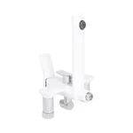 Душевая система Qtap Presto QTPRE111CRW45580 латунная хром/белый с изливом на 3 потребителя (QTPRE111CRW45580)