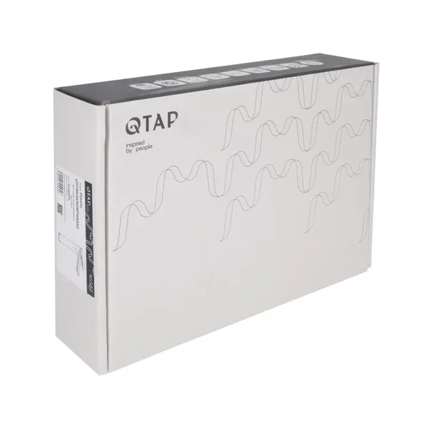 Змішувач для раковини Qtap Presto 269 латунний графітовий високий (QTPRE269GRP45582)
