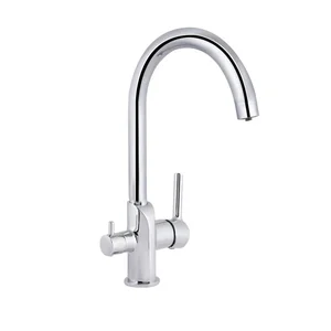 Смеситель для кухни Qtap Grand QTGRA362CRM45667 латунный хромированный с подключением для питьевой воды (QTGRA362CRM45667)