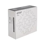 Смеситель для раковины Qtap Gemini QTGEM270GMB45676 латунный, оружейная сталь PVD, однорычажный (QTGEM270GMB45676)