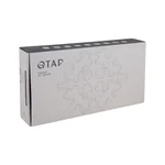 Змішувач для раковини Qtap Gemini QTGEM269GMB45680 латунний, колір збройова сталь, високий (QTGEM269GMB45680)