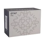 Змішувач для ванни Qtap Gemini 259 латунний, хром/білий, з душовим гарнітуром (QTGEM259CRW45683)
