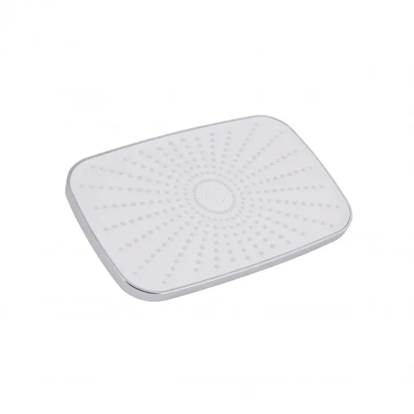 Душова система Qtap Gemini QTGEM111CRW45687 латунна, хром/білий, з виливом на 3 споживачі (QTGEM111CRW45687)