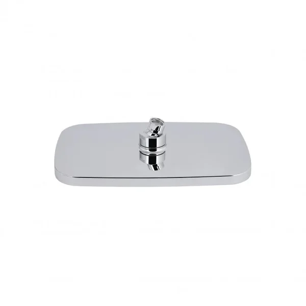 Душова система Qtap Gemini QTGEM111CRW45687 латунна, хром/білий, з виливом на 3 споживачі (QTGEM111CRW45687)