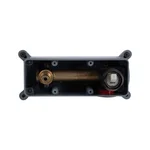 Змішувач для раковини Qtap Gemini QTGEM273BLM45694 латунний чорний матовий прихованого монтажу (QTGEM273BLM45694)
