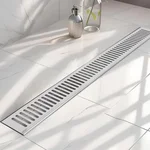 Трап из нержавеющей стали Qtap Taurus FA700 линейный с сухим затвором