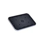 Лійка для верхнього душу Qtap QTHLA107CRM45784 Hlavova прямокутна 260×180 мм з ABS пластику, хром/чорний (QTHLA107CRM45784)