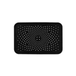 Лійка для верхнього душу Qtap QTHLA107CRM45784 Hlavova прямокутна 260×180 мм з ABS пластику, хром/чорний (QTHLA107CRM45784)