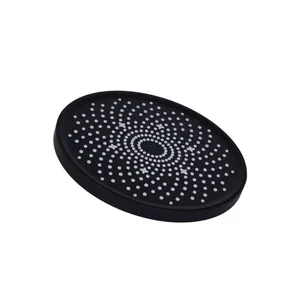Лійка для верхнього душу Qtap QTHLA107BLM45788 Hlavova з ABS пластику чорна матова, кругла 230 мм (QTHLA107BLM45788)