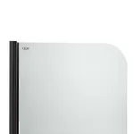Штора на ванну Qtap Standard BLM407513APL стекло Pear 6 мм, 75х140 см, левая