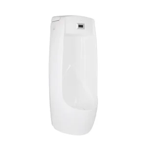Писсуар напольный Qtap Scorpio с ИК-датчиком автоматического смыва 430х370х990 White QT1488101HW