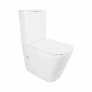 Унитаз напольный Qtap Tern Ultra Quiet безободковый с сиденьем Soft-Close QT17226003AW White