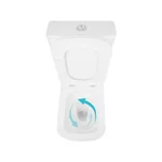 Унітаз підлоговий Qtap Tern Ultra Quiet безобідковий з сидінням Soft-Close QT17226003AW White