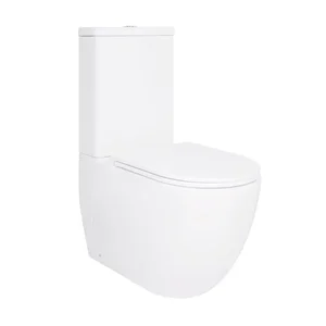Унитаз-компакт Qtap QT13226089AW Robin Ultra Quiet белый безободковый с сиденьем Soft-close и смывом Tornado 3 (QT13226089AW)