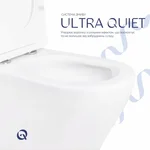 Унітаз-компакт Qtap QT04222168AUQ3W Cardinal Ultra Quiet керамічний білий безобідковий з сидінням Soft-close (QT04222168AUQ3W)