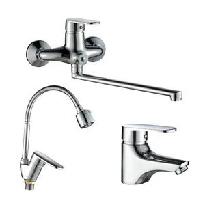 Набор смесителей Lidz 001F10052008F4 Tani хромированный 3в1 (SD00052002)