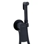 Гигиенический душ со смесителем Qtap Slavonice QTSLA262BLM45917 скрытого монтажа, латунный черный матовый (QTSLA262BLM45917)