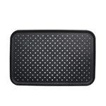 Лійка для верхнього душу Qtap Hlavova QTHLA107BLM45945 чорна матова прямокутна 330×220 мм (QTHLA107BLM45945)