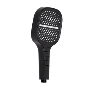 Лійка для ручного душу Qtap QTRUC125BLM45957 Rucni з ABS-пластику чорна матова, 130×130 мм на 3 режими (QTRUC125BLM45957)