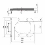 Сиденье для унитаза Qtap (Crow 490) с микролифтом Slim QT99SC6108W