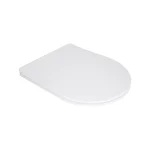Сидіння для унітаза Qtap Swan Slim QT99SC6106W дюропластове біле з мікроліфтом (QT99SC5179W)