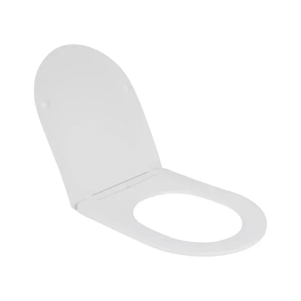 Сидіння для унітаза Qtap Swan Slim QT99SC6106W дюропластове біле з мікроліфтом (QT99SC5179W)