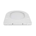 Сидіння для унітаза Qtap Swan Slim QT99SC6106W дюропластове біле з мікроліфтом (QT99SC5179W)