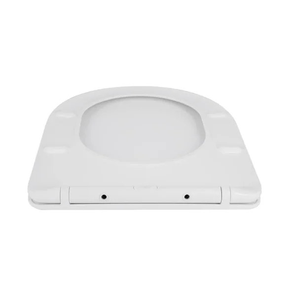Сидіння для унітаза Qtap Swan Slim QT99SC6106W дюропластове біле з мікроліфтом (QT99SC5179W)