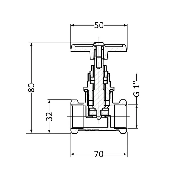 Вентиль Thermo Alliance SD 25х1