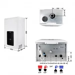 Котел газовый Airfel Elegant 18 кВт двухконтурный турбированный (AIRFELELEGANT182023)