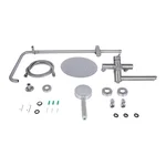 Душевая система Lidz k35 Aria 1033 из нержавеющей стали с поворотным изливом на 3 потребителя, брашированный никель (LDARI1033NKS46109)