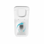 Готове рішення Qtap для ванної кімнати: підвісний унітаз Gemini Ultra Quiet 520×360×350 + комплект інсталяції Nest 4 в 1 (лінійна клавіша Matt Black)