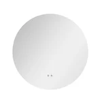 Дзеркало Qtap Taurus R600 кругле з сенсорним LED-підсвічуванням, антизапотіванням, димером та регулюванням температури світла (QT2478R607)
