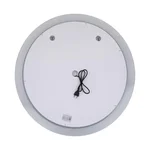 Дзеркало Qtap Taurus R600 кругле з сенсорним LED-підсвічуванням, антизапотіванням, димером та регулюванням температури світла (QT2478R607)