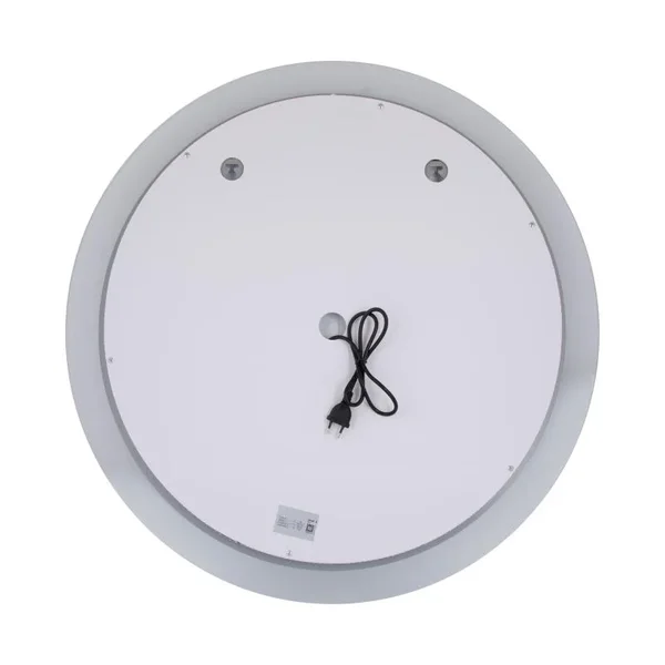 Дзеркало Qtap Taurus R600 кругле з сенсорним LED-підсвічуванням, антизапотіванням, димером та регулюванням температури світла (QT2478R607)