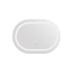 Дзеркало Qtap Gemini 500х700 з LED-підсвічуванням Touch, з антизапотіванням, з димером, рег. темп. кольору (3000-6500K) QT2578R5070