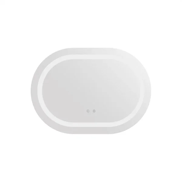 Дзеркало Qtap Gemini 500х700 з LED-підсвічуванням Touch, з антизапотіванням, з димером, рег. темп. кольору (3000-6500K) QT2578R5070