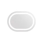Дзеркало Qtap Gemini 500х700 з LED-підсвічуванням Touch, з антизапотіванням, з димером, рег. темп. кольору (3000-6500K) QT2578R5070